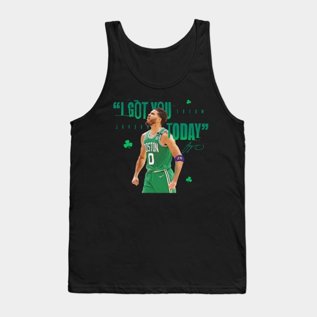 Jayson Tatum Game 7 Tank Top by Juantamad